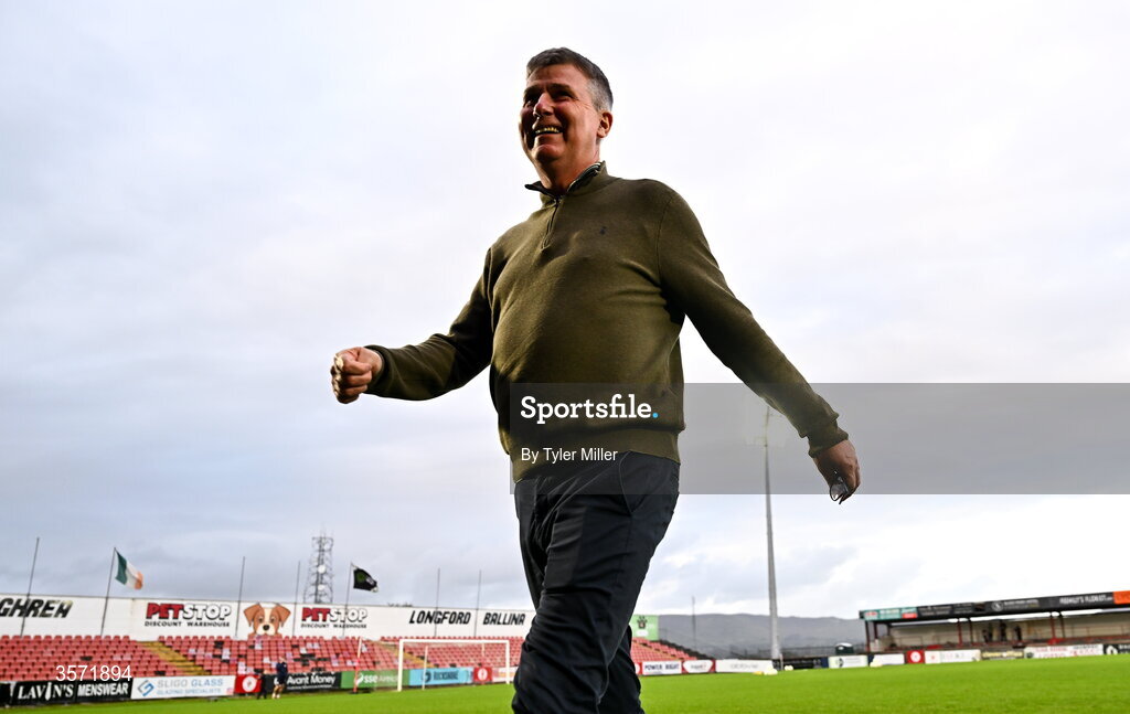 19 September 2026; St Patrick's Athletic manager Stephen Kenny before the SSE Airtricity Men’s Premier Division match between Sligo Rovers and St Patrick's Athletic at The Showgrounds in Sligo. Photo by Tyler Miller/Sportsfile
