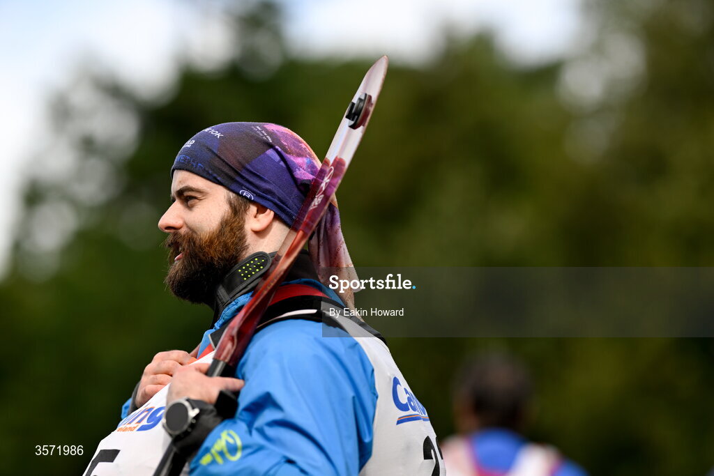 19 September 2026; Bernard O'Connor of Poulaphouca Paddlers, competing in the K1 Class C, before the 65th International Liffey Descent at The K Club in Straffan, Kildare. Photo by Eakin Howard/Sportsfile