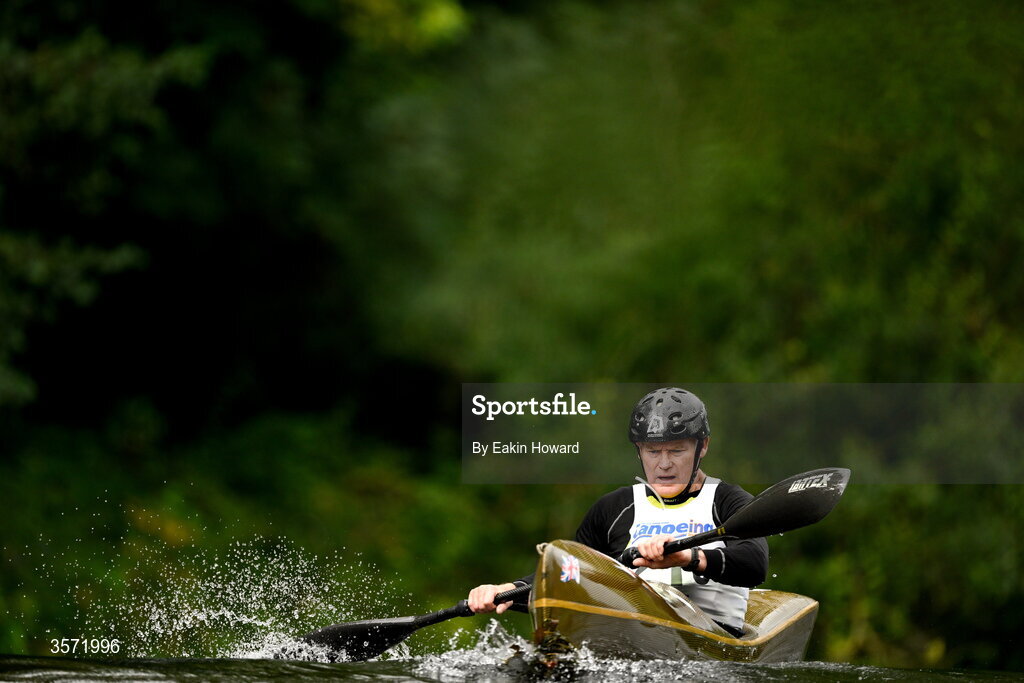 19 September 2026; Richard Vincent of Soar Valley competes in the Wild Water racing event during the 65th International Liffey Descent at The K Club in Straffan, Kildare. Photo by Eakin Howard/Sportsfile