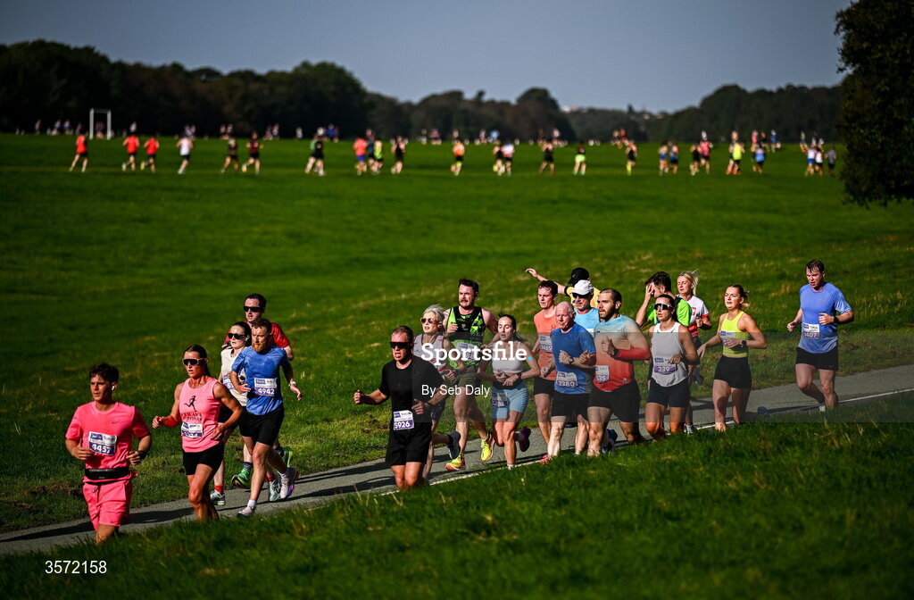 20 September 2026; Runners during the 2026 Irish Life Dublin Half Marathon, which took place on Sunday 20th September in Phoenix Park, marking the final event of the 2026 Irish Life Dublin Race Series. Photo by Seb Daly/Sportsfile