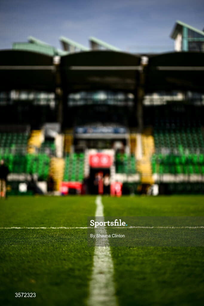 20 September 2026; A general view ahead of the WXV Global Series match between Ireland and USA at Tallaght Stadium in Dublin. Photo by Shauna Clinton/Sportsfile