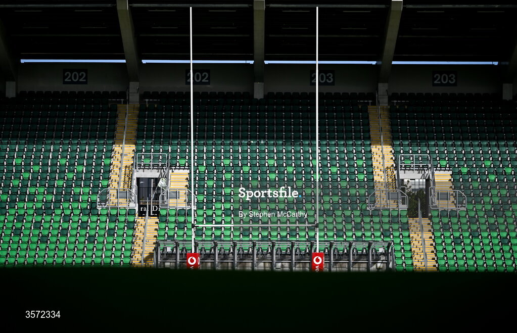 20 September 2026; A general view of Tallaght Stadium before the WXV Global Series match between Ireland and USA at Tallaght Stadium in Dublin. Photo by Stephen McCarthy/Sportsfile