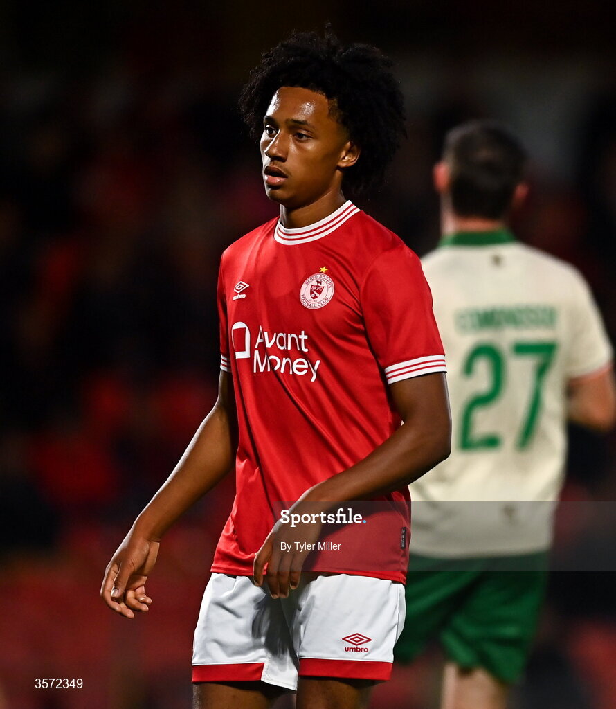 19 September 2026; Aidan Gabbidon of Sligo Rovers during the SSE Airtricity Men’s Premier Division match between Sligo Rovers and St Patrick's Athletic at The Showgrounds in Sligo. Photo by Tyler Miller/Sportsfile