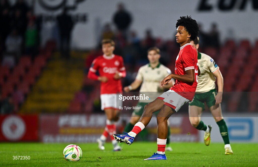 19 September 2026; Aidan Gabbidon of Sligo Rovers during the SSE Airtricity Men’s Premier Division match between Sligo Rovers and St Patrick's Athletic at The Showgrounds in Sligo. Photo by Tyler Miller/Sportsfile