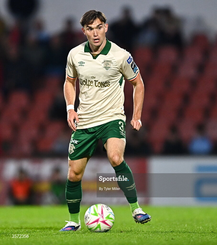 19 September 2026; Anto Breslin of St Patrick's Athletic during the SSE Airtricity Men’s Premier Division match between Sligo Rovers and St Patrick's Athletic at The Showgrounds in Sligo. Photo by Tyler Miller/Sportsfile