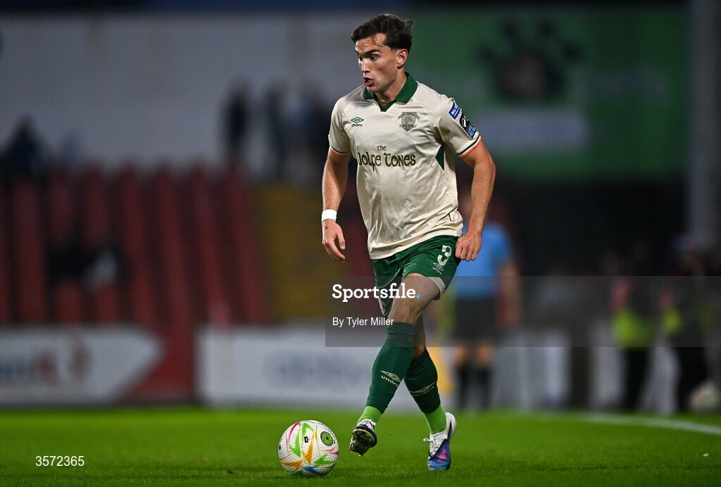 19 September 2026; Anto Breslin of St Patrick's Athletic during the SSE Airtricity Men’s Premier Division match between Sligo Rovers and St Patrick's Athletic at The Showgrounds in Sligo. Photo by Tyler Miller/Sportsfile