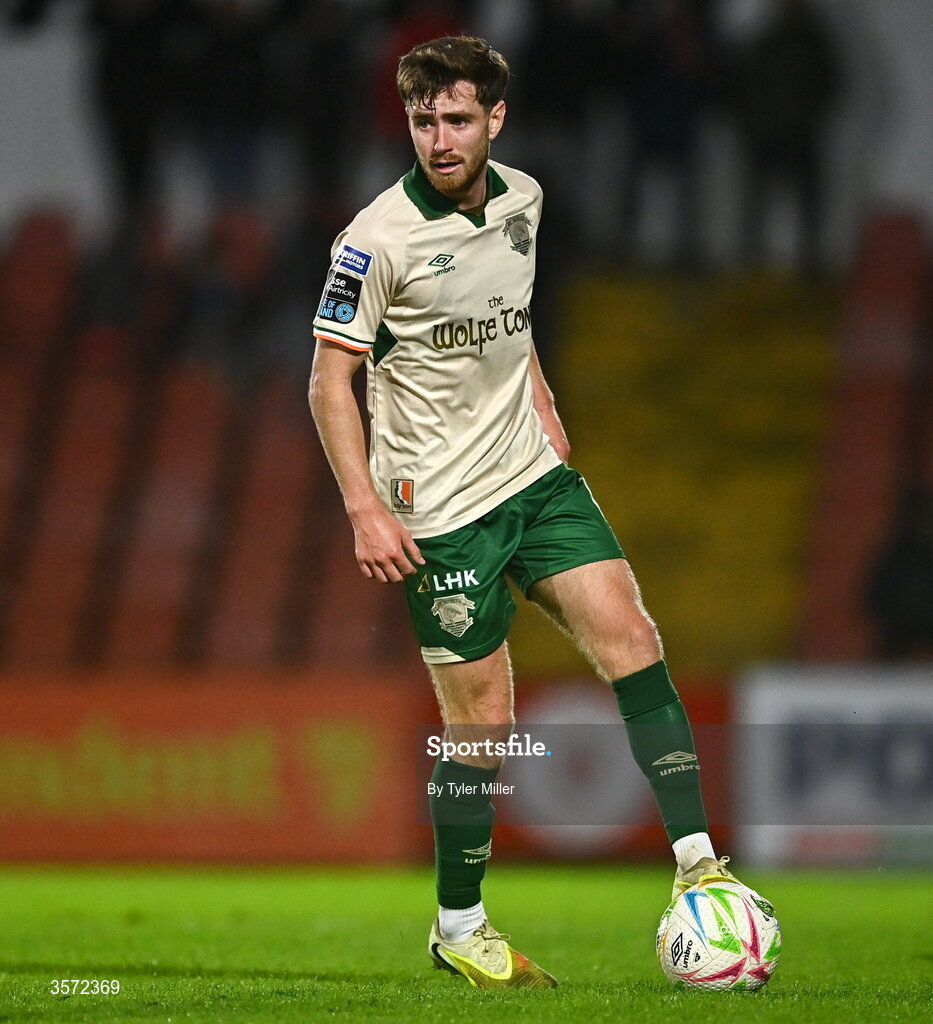 19 September 2026; Barry Baggley of St Patrick's Athletic during the SSE Airtricity Men’s Premier Division match between Sligo Rovers and St Patrick's Athletic at The Showgrounds in Sligo. Photo by Tyler Miller/Sportsfile