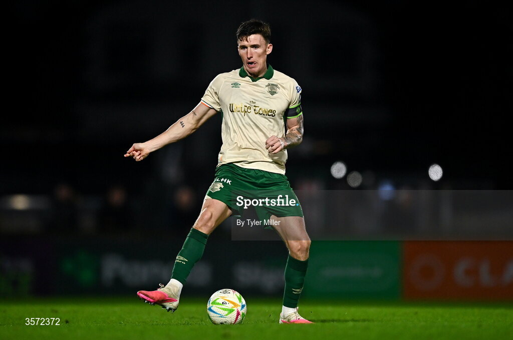 19 September 2026; Joe Redmond of St Patrick's Athletic during the SSE Airtricity Men’s Premier Division match between Sligo Rovers and St Patrick's Athletic at The Showgrounds in Sligo. Photo by Tyler Miller/Sportsfile