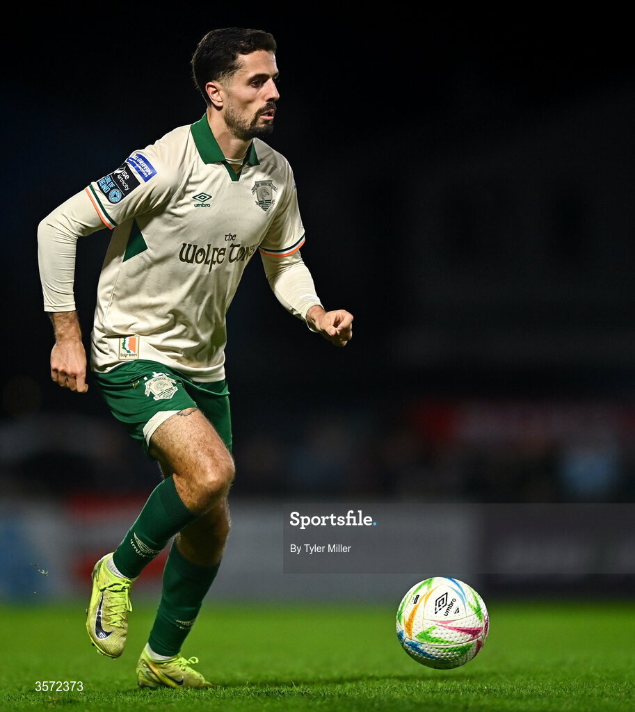 19 September 2026; Zack Elbouzedi of St Patrick's Athletic during the SSE Airtricity Men’s Premier Division match between Sligo Rovers and St Patrick's Athletic at The Showgrounds in Sligo. Photo by Tyler Miller/Sportsfile