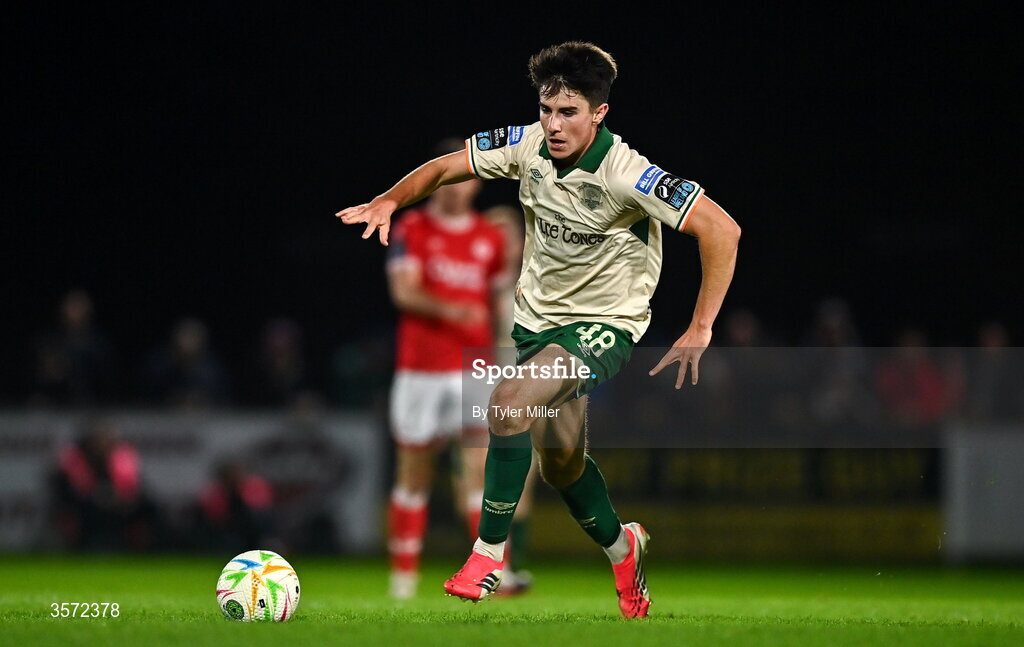 19 September 2026; Ryan Sheridan of St Patrick's Athletic during the SSE Airtricity Men’s Premier Division match between Sligo Rovers and St Patrick's Athletic at The Showgrounds in Sligo. Photo by Tyler Miller/Sportsfile