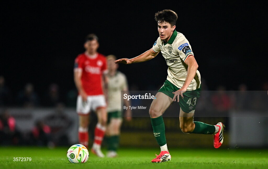 19 September 2026; Ryan Sheridan of St Patrick's Athletic during the SSE Airtricity Men’s Premier Division match between Sligo Rovers and St Patrick's Athletic at The Showgrounds in Sligo. Photo by Tyler Miller/Sportsfile