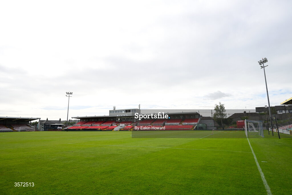 20 September 2026; A general view of Turner's Cross before the 2026 FAI Intermediate Cup Final between Cobh Wanderers and St Mary's at Munster FA Turners Cross Stadium in Cork. Photo by Eakin Howard/Sportsfile