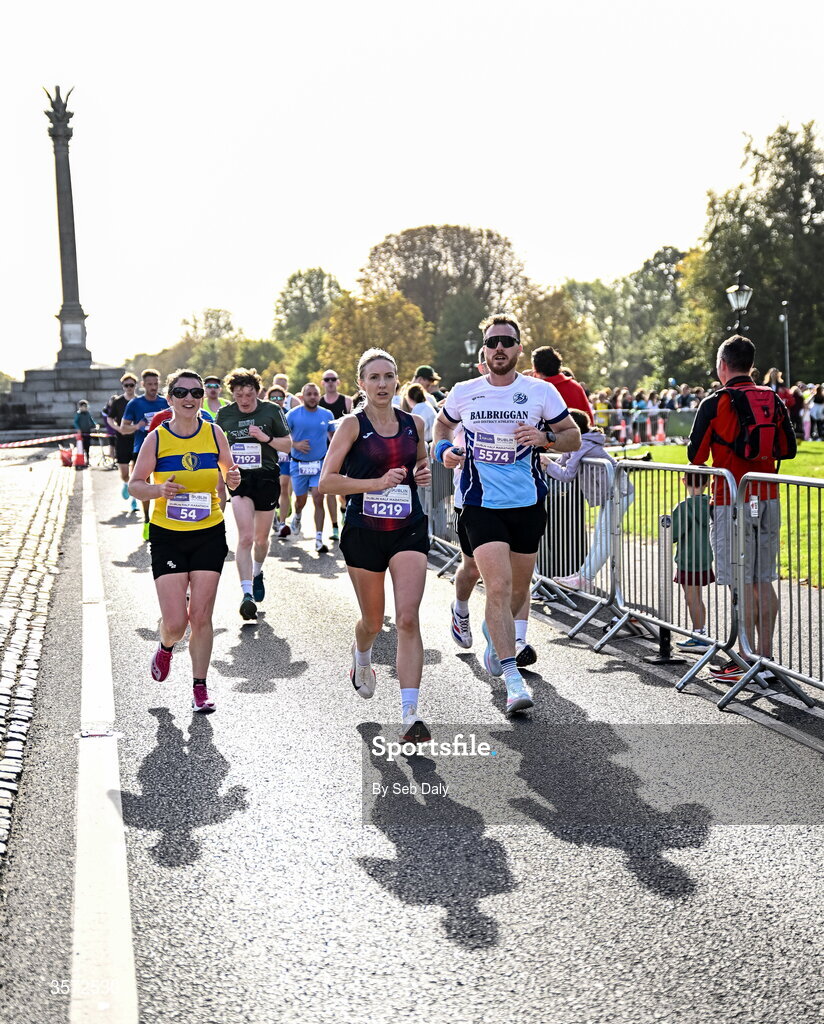 20 September 2026; Runners during the 2026 Irish Life Dublin Half Marathon, which took place on Sunday 20th September in Phoenix Park, marking the final event of the 2026 Irish Life Dublin Race Series. Photo by Seb Daly/Sportsfile
