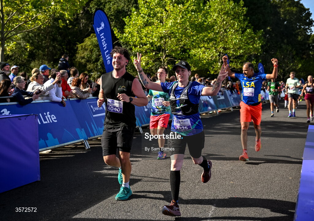 20 September 2026; Aoife Whelan from Meath pictured during the 2026 Irish Life Dublin Half Marathon, which took place on Sunday 20th September in Phoenix Park, marking the final event of the 2026 Irish Life Dublin Race Series. Photo by Sam Barnes/Sportsfile