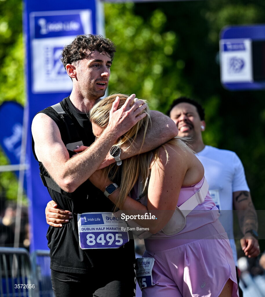 20 September 2026; Runners during the 2026 Irish Life Dublin Half Marathon, which took place on Sunday 20th September in Phoenix Park, marking the final event of the 2026 Irish Life Dublin Race Series. Photo by Sam Barnes/Sportsfile