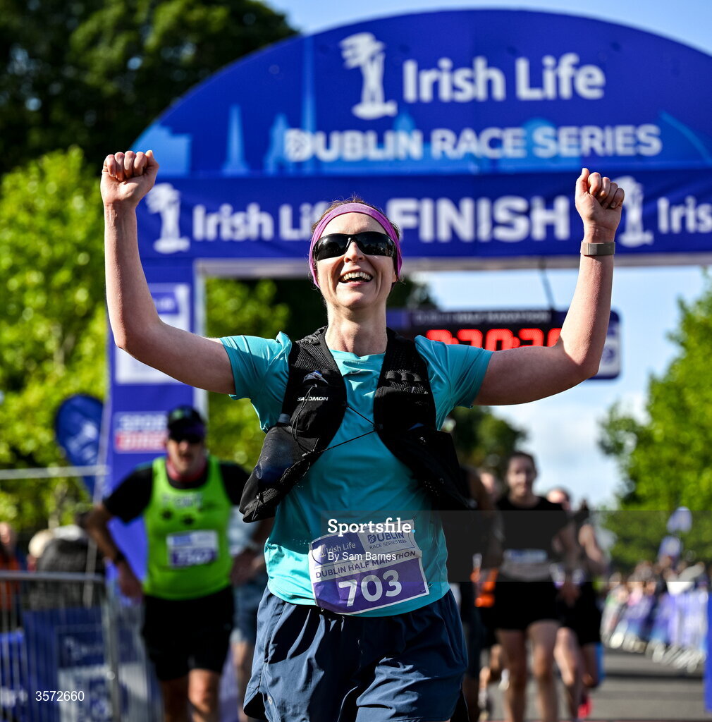 20 September 2026; Runners during the 2026 Irish Life Dublin Half Marathon, which took place on Sunday 20th September in Phoenix Park, marking the final event of the 2026 Irish Life Dublin Race Series. Photo by Sam Barnes/Sportsfile