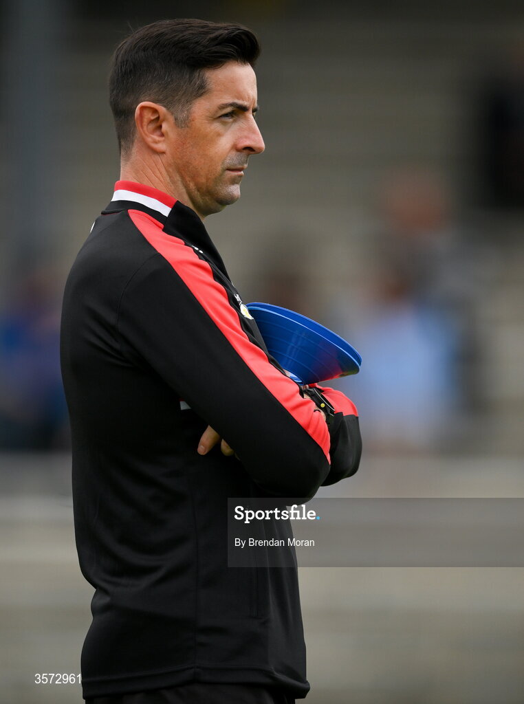 20 September 2026; Rathmore manager Aidan O'Mahony before the Kerry Senior Club Football Championship Final between Dr Crokes and Rathmore at Fitzgerald Stadium in Killarney, Kerry. Photo by Brendan Moran/Sportsfile