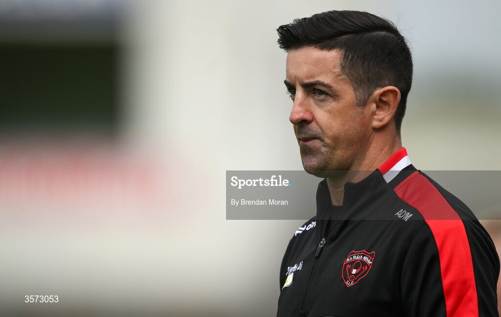 20 September 2026; Rathmore manager Aidan O'Mahony during the Kerry Senior Club Football Championship Final between Dr Crokes and Rathmore at Fitzgerald Stadium in Killarney, Kerry. Photo by Brendan Moran/Sportsfile