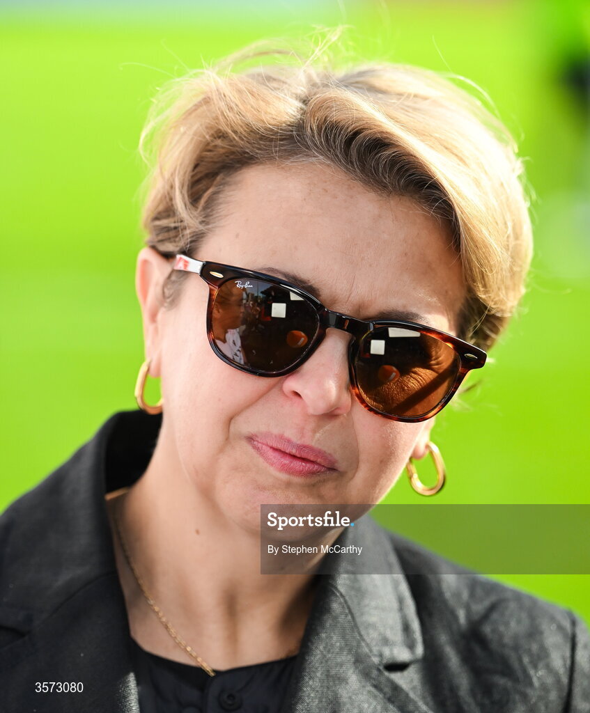 20 September 2026; Sabrina Casalta, CEO Vodafone Ireland,  following the WXV Global Series match between Ireland and USA at Tallaght Stadium in Dublin. Photo by Stephen McCarthy/Sportsfile