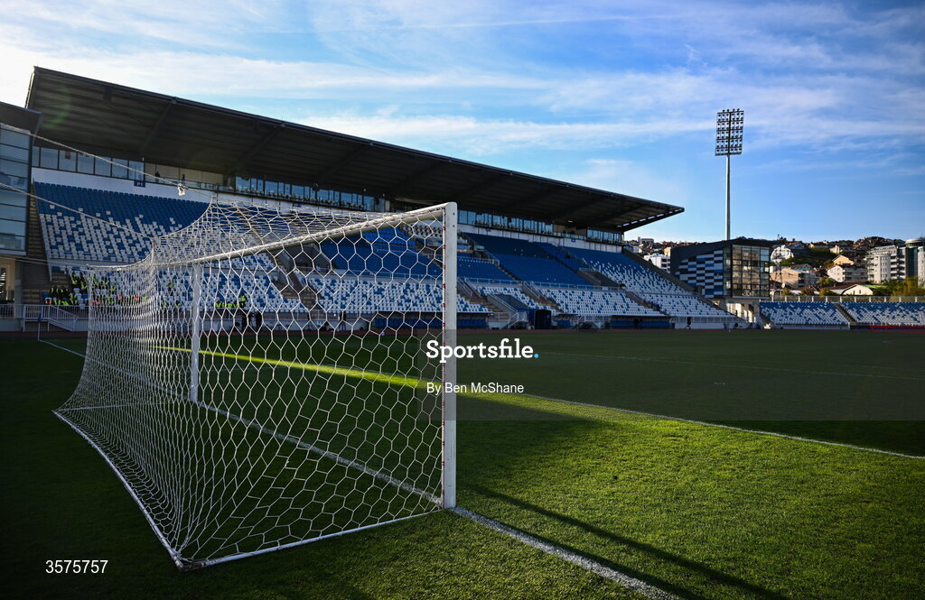 24 September 2026; A general view of Fadil Vokrri Stadium before the UEFA Nations League B match between Kosovo and Republic of Ireland at Fadil Vokrri Stadium in Pristina, Kosovo. Photo by Ben McShane/Sportsfile