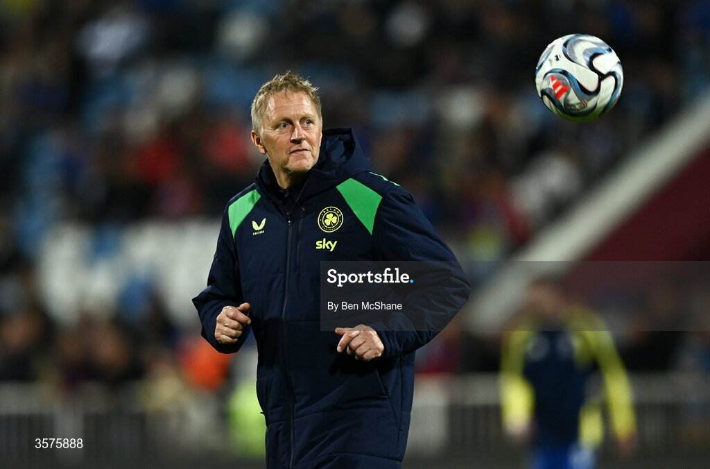 24 September 2026; Republic of Ireland head coach Heimir Hallgrimsson before the UEFA Nations League B match between Kosovo and Republic of Ireland at Fadil Vokrri Stadium in Pristina, Kosovo. Photo by Ben McShane/Sportsfile