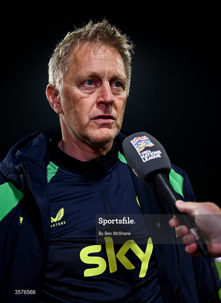 24 September 2026; Republic of Ireland head coach Heimir Hallgrimsson before the UEFA Nations League B match between Kosovo and Republic of Ireland at Fadil Vokrri Stadium in Pristina, Kosovo. Photo by Ben McShane/Sportsfile