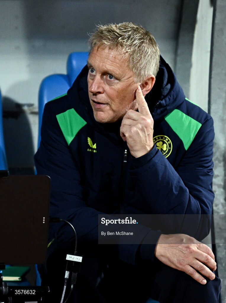 24 September 2026; Republic of Ireland head coach Heimir Hallgrimsson before the UEFA Nations League B match between Kosovo and Republic of Ireland at Fadil Vokrri Stadium in Pristina, Kosovo. Photo by Ben McShane/Sportsfile