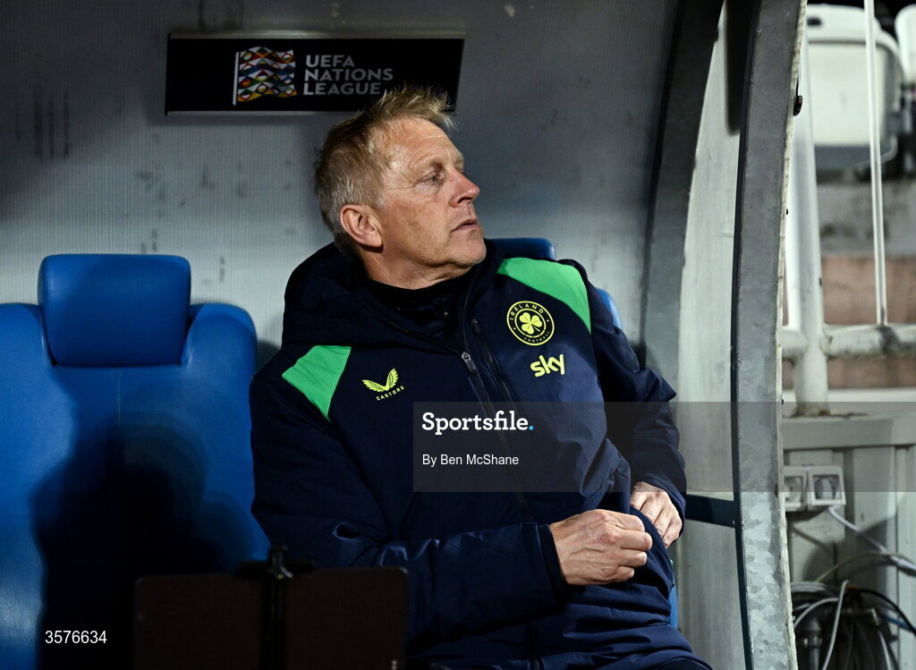 24 September 2026; Republic of Ireland head coach Heimir Hallgrimsson before the UEFA Nations League B match between Kosovo and Republic of Ireland at Fadil Vokrri Stadium in Pristina, Kosovo. Photo by Ben McShane/Sportsfile