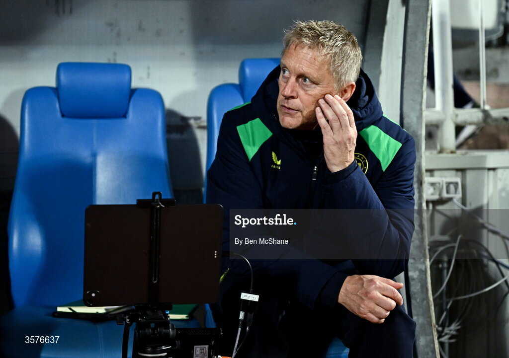 24 September 2026; Republic of Ireland head coach Heimir Hallgrimsson before the UEFA Nations League B match between Kosovo and Republic of Ireland at Fadil Vokrri Stadium in Pristina, Kosovo. Photo by Ben McShane/Sportsfile