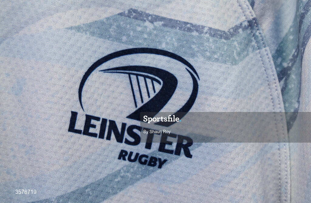 26 September 2026; Leinster rugby logo on a jersey before the United Rugby Championship match between Lions and Leinster at Ellis Park in Johannesburg, South Africa. Photo by Shaun Roy/Sportsfile