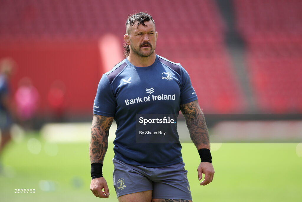 26 September 2026; Andrew Porter of Leinster before the United Rugby Championship match between Lions and Leinster at Ellis Park in Johannesburg, South Africa. Photo by Shaun Roy/Sportsfile