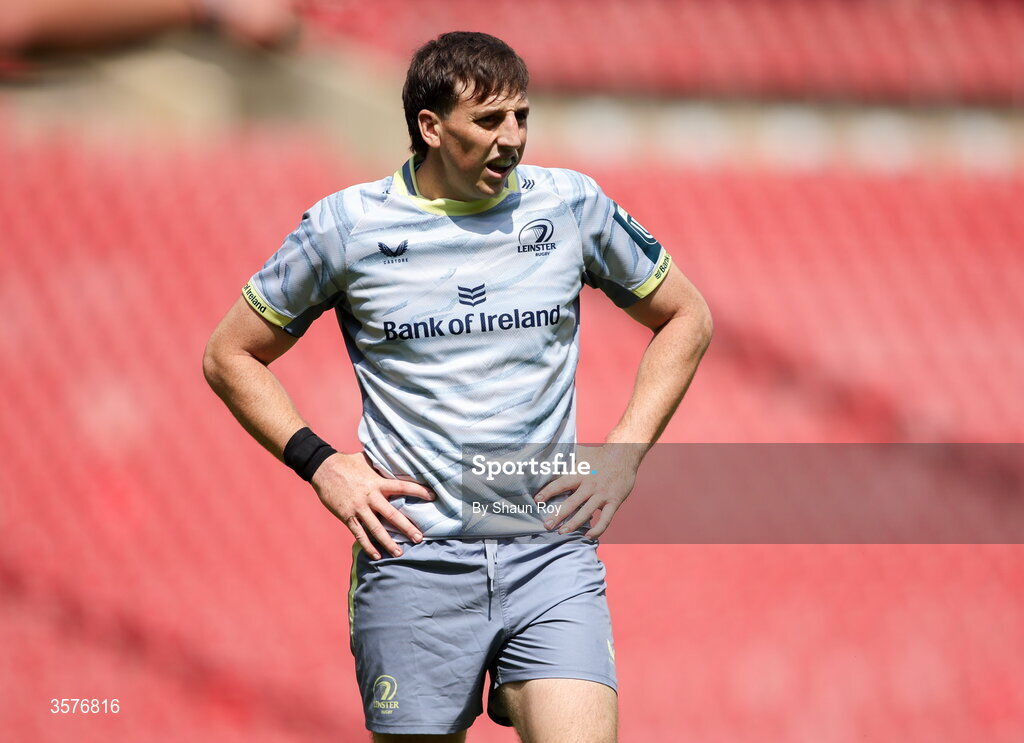 26 September 2026; Charlie Tector of Leinster during the United Rugby Championship match between Lions and Leinster at Ellis Park in Johannesburg, South Africa. Photo by Shaun Roy/Sportsfile