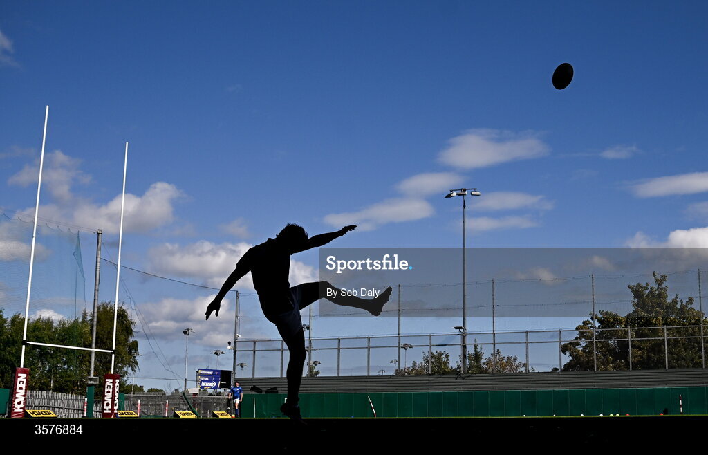 26 September 2026; Myles Carey of St Mary’s College before the Energia Men's All-Ireland League Division 1A match between Lansdowne FC and St Mary's College RFC at the Aviva Stadium in Dublin. Photo by Seb Daly/Sportsfile