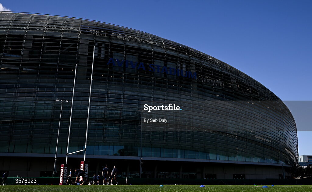 26 September 2026; A general view of the pitch before the Energia Men's All-Ireland League Division 1A match between Lansdowne FC and St Mary's College RFC at the Aviva Stadium in Dublin. Photo by Seb Daly/Sportsfile