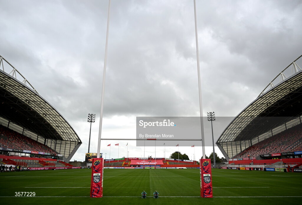26 September 2026; A general view of Thomond Park before the United Rugby Championship match between Munster and Glasgow Warriors in Limerick. Photo by Brendan Moran/Sportsfile