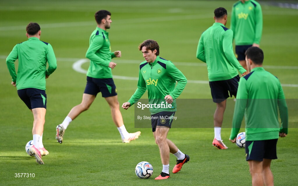 26 September 2026; Conor Coventry during the Republic of Ireland training session at Nagyerdei Stadion in Debrecen, Hungary. Photo by Stephen McCarthy/Sportsfile