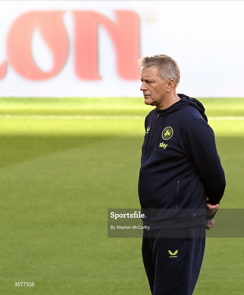 26 September 2026; Head coach Heimir Hallgrimsson during the Republic of Ireland training session at Nagyerdei Stadion in Debrecen, Hungary. Photo by Stephen McCarthy/Sportsfile