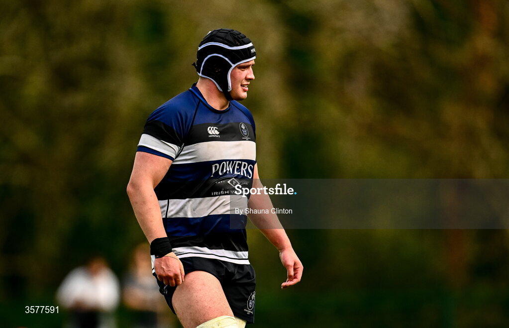 26 September 2026; Mark O'Reilly of Wanderers during the Energia Men's All-Ireland League Division 2A match between Galway Corinthians and Wanderers at Dangan Sportground in Galway. Photo by Shauna Clinton/Sportsfile