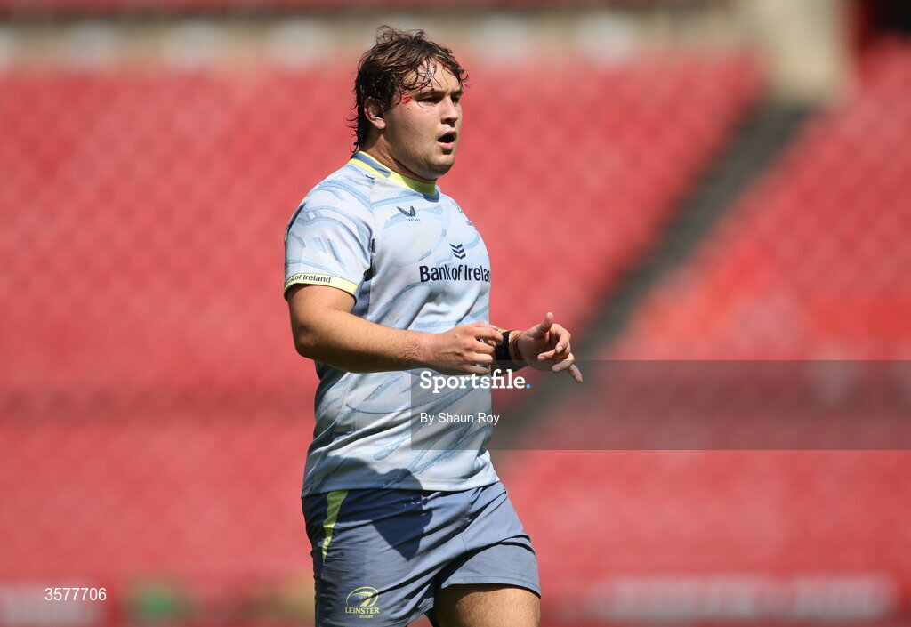 26 September 2026; Alex Usanov of Leinster during the United Rugby Championship match between Lions and Leinster at Ellis Park in Johannesburg, South Africa. Photo by Shaun Roy/Sportsfile
