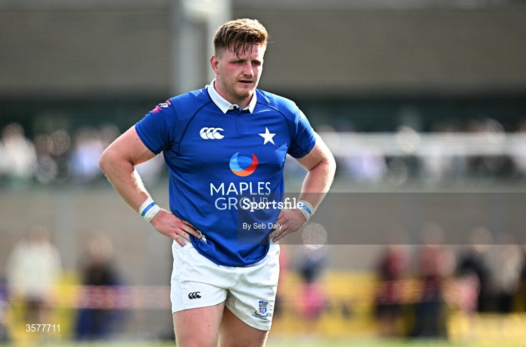 26 September 2026; Michael McCormack of St Mary’s College during the Energia Men's All-Ireland League Division 1A match between Lansdowne FC and St Mary's College RFC at the Aviva Stadium in Dublin. Photo by Seb Daly/Sportsfile
