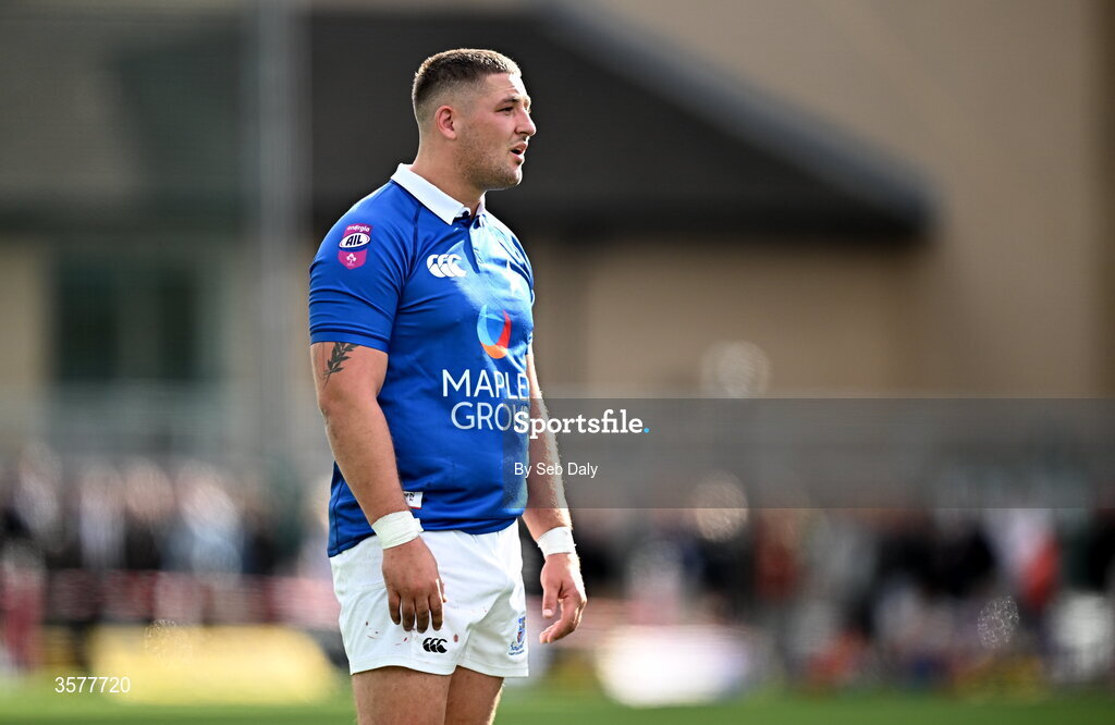 26 September 2026; Dan Goggin of St Mary’s College during the Energia Men's All-Ireland League Division 1A match between Lansdowne FC and St Mary's College RFC at the Aviva Stadium in Dublin. Photo by Seb Daly/Sportsfile