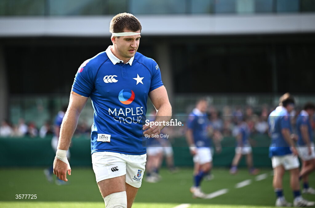 26 September 2026; Aaron O'Sullivan of St Mary’s College during the Energia Men's All-Ireland League Division 1A match between Lansdowne FC and St Mary's College RFC at the Aviva Stadium in Dublin. Photo by Seb Daly/Sportsfile