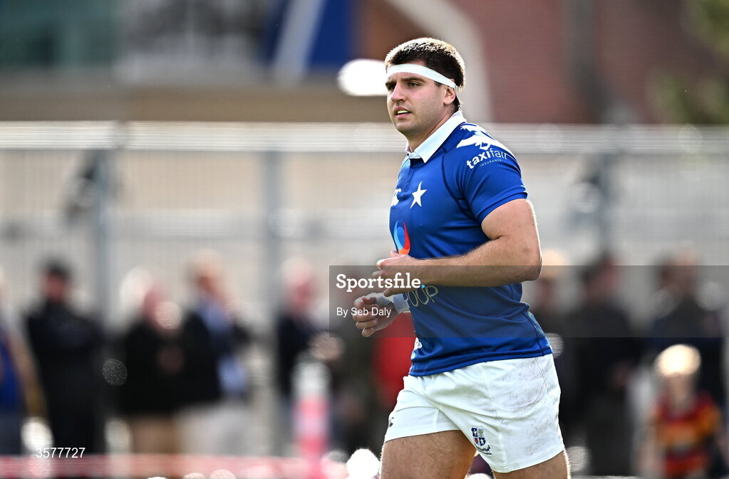 26 September 2026; Aaron O'Sullivan of St Mary’s College during the Energia Men's All-Ireland League Division 1A match between Lansdowne FC and St Mary's College RFC at the Aviva Stadium in Dublin. Photo by Seb Daly/Sportsfile