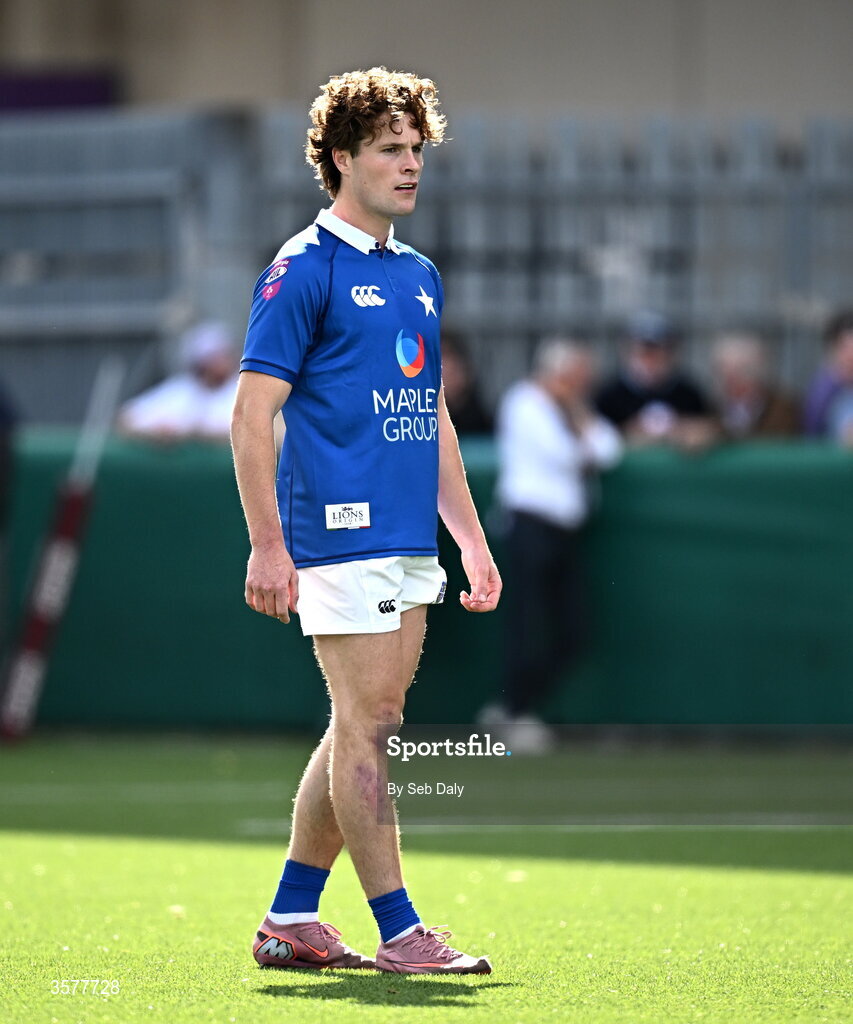 26 September 2026; Myles Carey of St Mary’s College during the Energia Men's All-Ireland League Division 1A match between Lansdowne FC and St Mary's College RFC at the Aviva Stadium in Dublin. Photo by Seb Daly/Sportsfile
