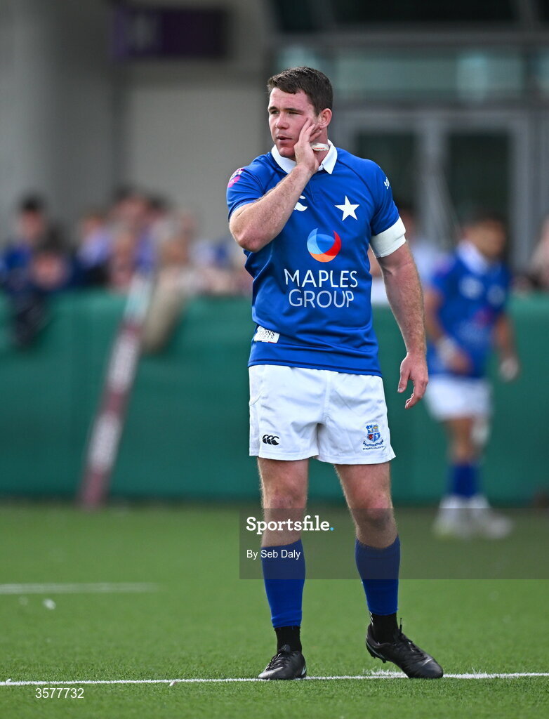 26 September 2026; Mick O'Gara of St Mary’s College during the Energia Men's All-Ireland League Division 1A match between Lansdowne FC and St Mary's College RFC at the Aviva Stadium in Dublin. Photo by Seb Daly/Sportsfile