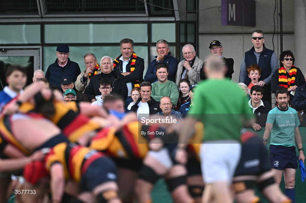 26 September 2026; Spectators during the Energia Men's All-Ireland League Division 1A match between Lansdowne FC and St Mary's College RFC at the Aviva Stadium in Dublin. Photo by Seb Daly/Sportsfile