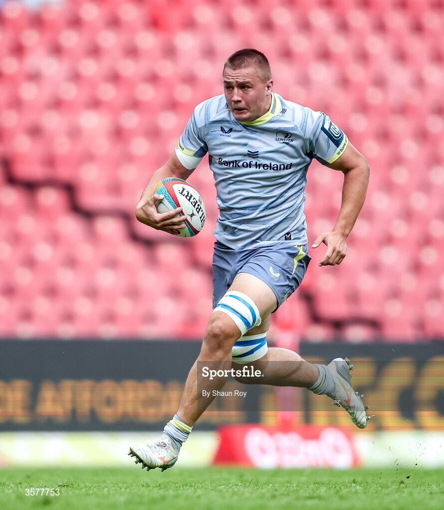 26 September 2026; Josh Ericson during the United Rugby Championship match between Lions and Leinster at Ellis Park in Johannesburg, South Africa. Photo by Shaun Roy/Sportsfile