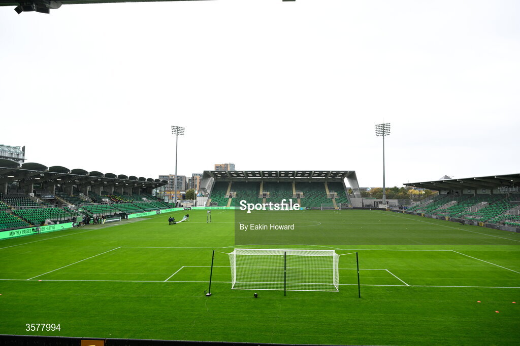 27 September 2026; A general view of Tallaght Stadium before the 2026 Club Orange Women's FAI Cup final between Athlone Town and Shelbourne at Tallaght Stadium in Dublin. Photo by Eakin Howard/Sportsfile