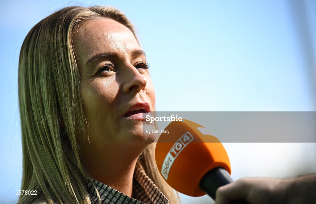 27 September 2026; Athlone head coach Lily Agg before the 2026 Club Orange Women's FAI Cup final between Athlone Town and Shelbourne at Tallaght Stadium in Dublin. Photo by Seb Daly/Sportsfile