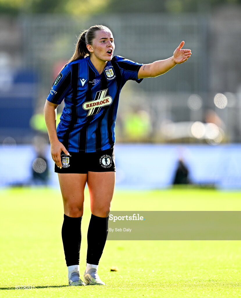 27 September 2026; Kerryanne Brown of Athlone Town during the 2026 Club Orange Women's FAI Cup final between Athlone Town and Shelbourne at Tallaght Stadium in Dublin. Photo by Seb Daly/Sportsfile